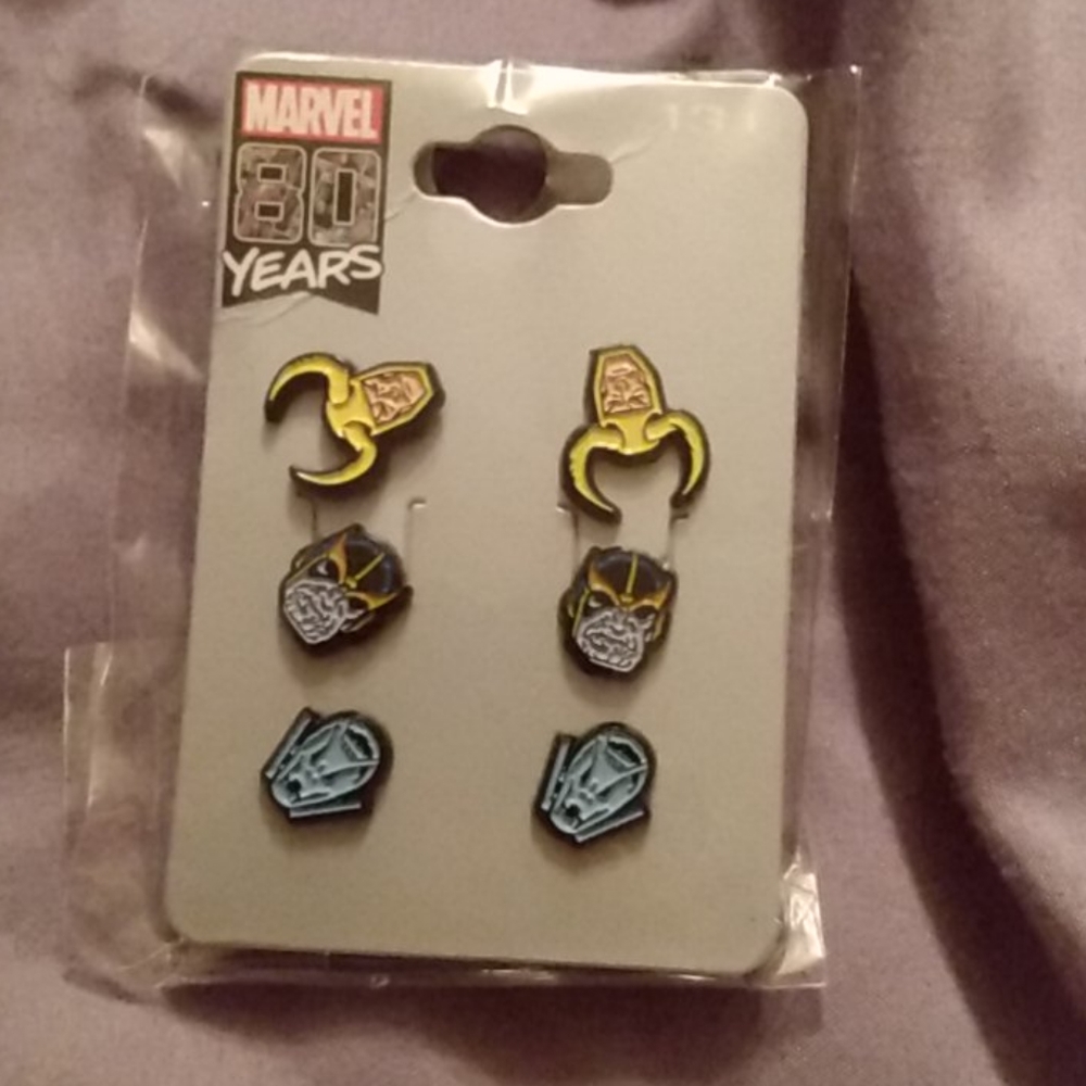 Marvel earrings